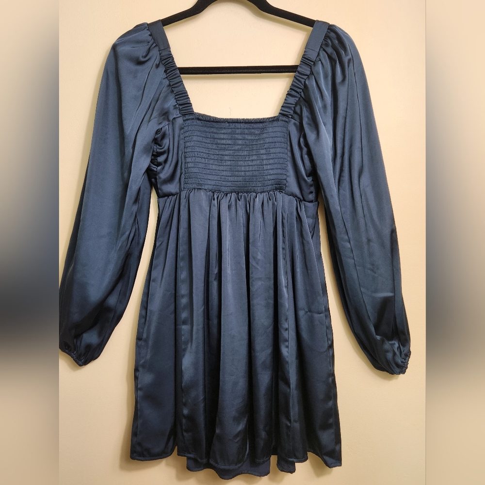 Abercrombie & Fitch Women's Mini Blue Dress Size (XS).   D07 - Picture 2 of 16